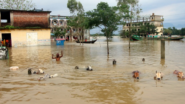 সিলেট যেনো এক ডুবন্ত নগরী