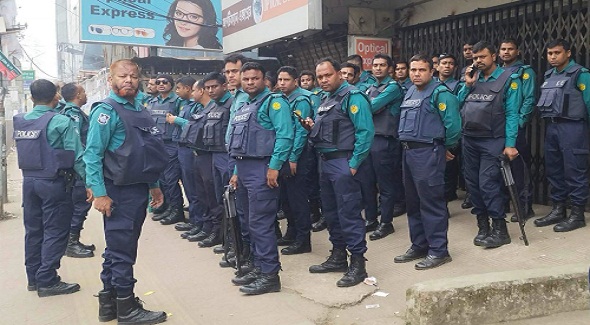 রাজধানীতে গণমিছিল, পুলিশের বাড়তি নিরাপত্তা