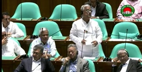 বাজেট নিয়ে এবার ‘মানি না, মানবো না’ স্লোগান ওঠেনি : সংসদে জয়নুল আবদীন