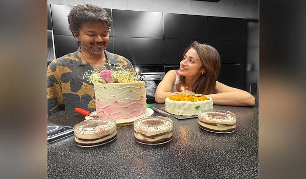 বিচ্ছেদ গুঞ্জন উড়িয়ে জন্মদিনে বিজয়কে রোমান্টিক শুভেচ্ছাবার্তা তৃষার
