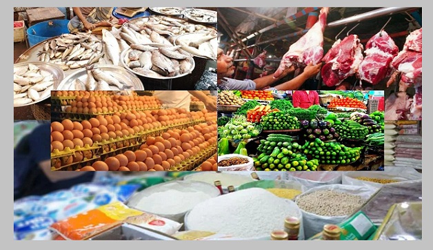 চড়া দামেই বিক্রি হচ্ছে মাছ-মুরগি-সবজি