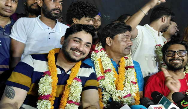 চলচ্চিত্র শিল্পী সমিতির সভাপতি শিবা সানু, সম্পাদক জয় চৌধুরী