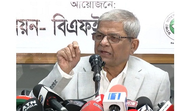 বিরোধী দলের নেতারা হাসিনার ভাষায় কথা বলতে শুরু করেছেন : মির্জা ফখরুল