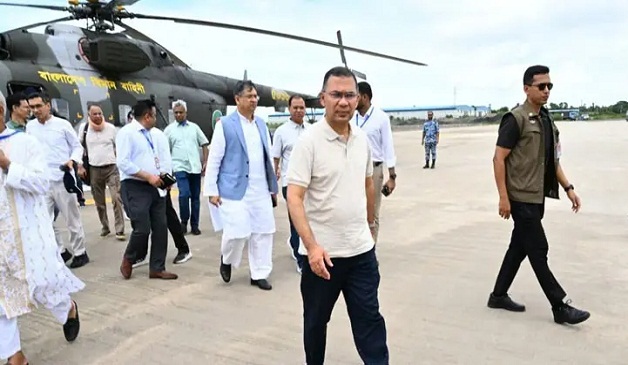 মাতারবাড়ী গভীর সমুদ্রবন্দর ও কয়লা বিদ্যুৎকেন্দ্র ঘুরে দেখলেন প্রধানমন্ত্রী