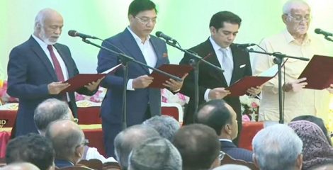 শপথ নিলেন নতুন ৪ মন্ত্রী, ২ প্রতিমন্ত্রী