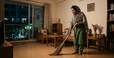 রাতে ঘর ঝাড়ু দিলে কি অমঙ্গল হয়?