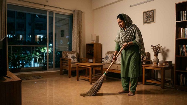 রাতে ঘর ঝাড়ু দিলে কি অমঙ্গল হয়?