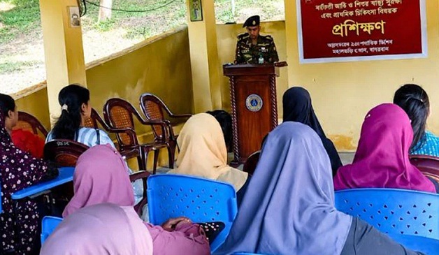 গর্ভবতী নারী ও শিশুদের স্বাস্থ্য সুরক্ষায় সেনা রিজিয়নের উদ্যোগ