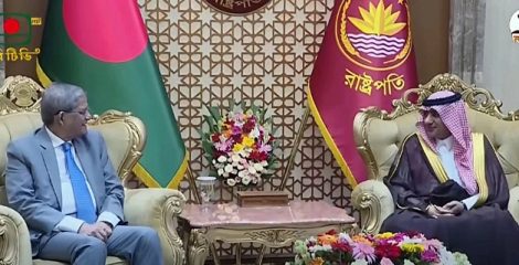 রাষ্ট্রপতির সঙ্গে সৌদির রাষ্ট্রদূতের সৌজন্য সাক্ষাৎ