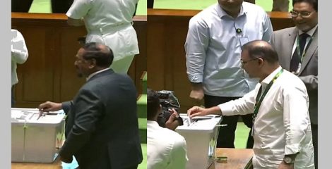 রাষ্ট্রপতি নির্বাচনে ভোট দিলেন প্রধানমন্ত্রী, স্পিকার ও বিরোধীদলীয় নেতা