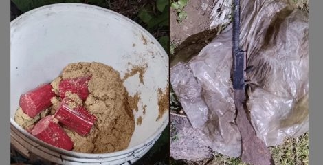 আগ্নেয়াস্ত্র, চাপাতি ও ১০ ককটেল উদ্ধার