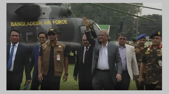 রাষ্ট্রপতি হয়ে প্রথমবারের মতো ঠাকুরগাঁওয়ে মিজা ফখরুল ইসলাম