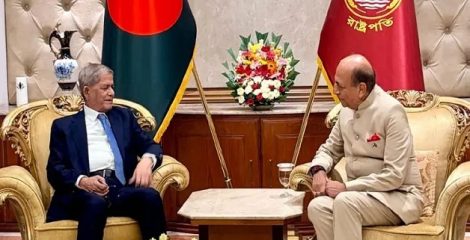 রাষ্ট্রপতির সঙ্গে ভারতীয় হাইকমিশনারের সাক্ষাৎ