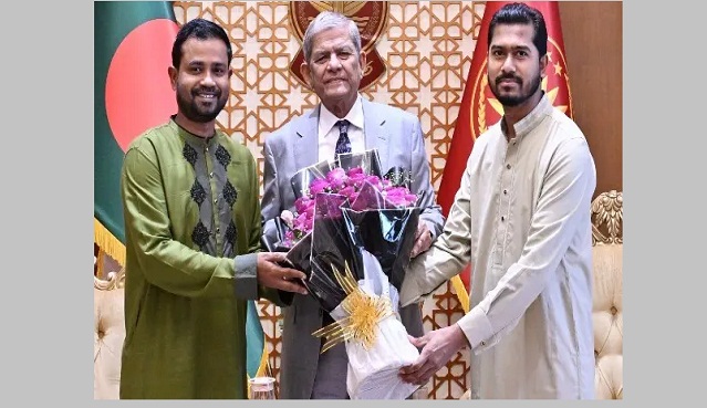 রাষ্ট্রপতির সঙ্গে গণঅধিকার পরিষদের নেতাদের সৌজন্য সাক্ষাৎ