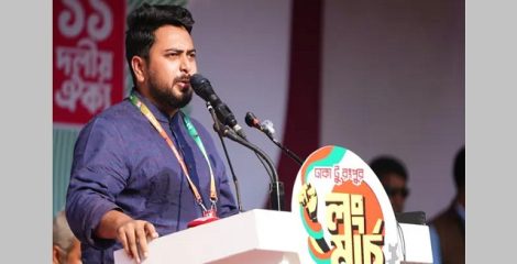ব্যানার, ফেস্টুন ছিঁড়ে ফেলে লং মার্চের গণজোয়ার বন্ধ করা সম্ভব নয় :  নাহিদ ইসলাম