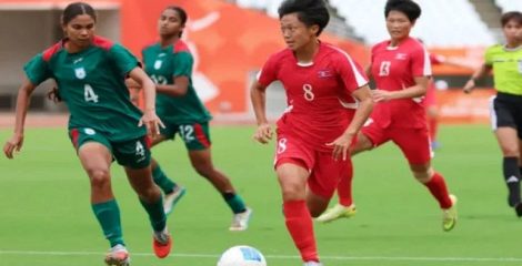 এশিয়ান গেমস নারী ফুটবল বাংলাদেশকে ১০-০ গোলে হারাল উত্তর কোরিয়া