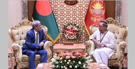 রাষ্ট্রপতির সঙ্গে সাইফুল হকের সাক্ষাৎ