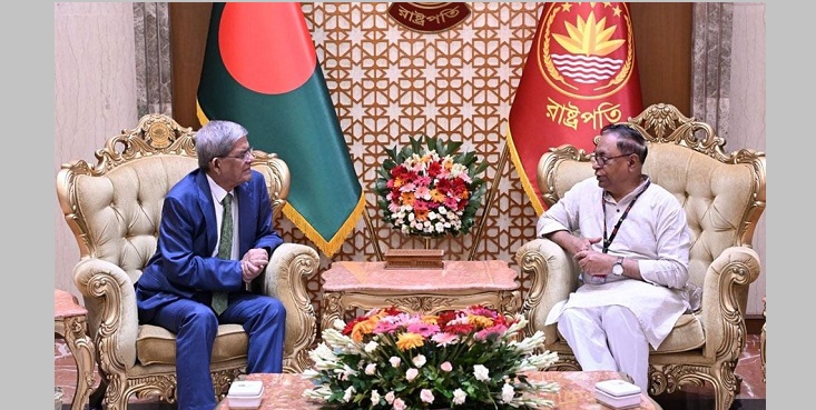 রাষ্ট্রপতির সঙ্গে সাইফুল হকের সাক্ষাৎ