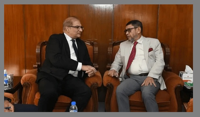স্বাস্থ্যমন্ত্রীর সঙ্গে পাকিস্তানের হাইকমিশনারের সাক্ষাৎ