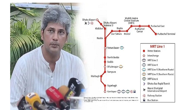 ২০ কিলোমিটারের মেট্রোতে ব্যয় বাড়ছে দ্বিগুণের বেশি-প্রতিমন্ত্রী জোনায়েদ সাকি