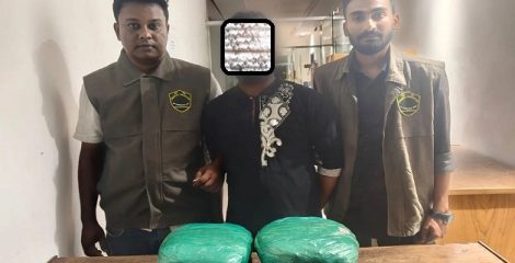গাঁজাসহ মাদক কারবারি গ্রেপ্তার
