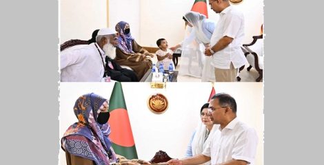 শহীদ দুই সেনা সদস্যের পরিবারকে প্রধানমন্ত্রীর আর্থিক সহায়তা
