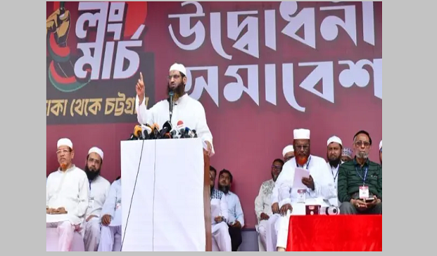 সরকারকে টেনে নামাতে আমাদের হাত এক চুলও কাঁপবে না : মামুনুল হক