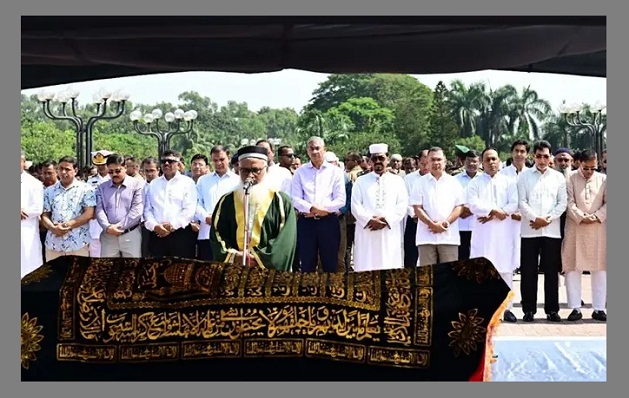 বিএনপি নেতা সালাউদ্দিনের জানাজা অনুষ্ঠিত
