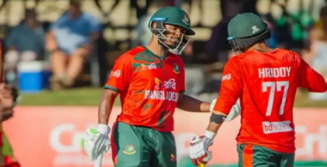 ৩৩ ওভারেই অলআউট, ৯৯ রানে জিম্বাবুয়ের কাছে হারল টাইগাররা