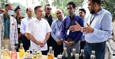 বর্জ্য থেকে জ্বালানি তেল উৎপাদনের প্রকল্প দেখলেন প্রধানমন্ত্রী