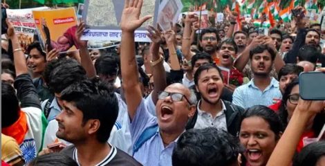 সিইসির পদত্যাগের দাবিতে দিল্লিতে ব্যাপক বিক্ষোভ, আটক ৫ শতাধিক